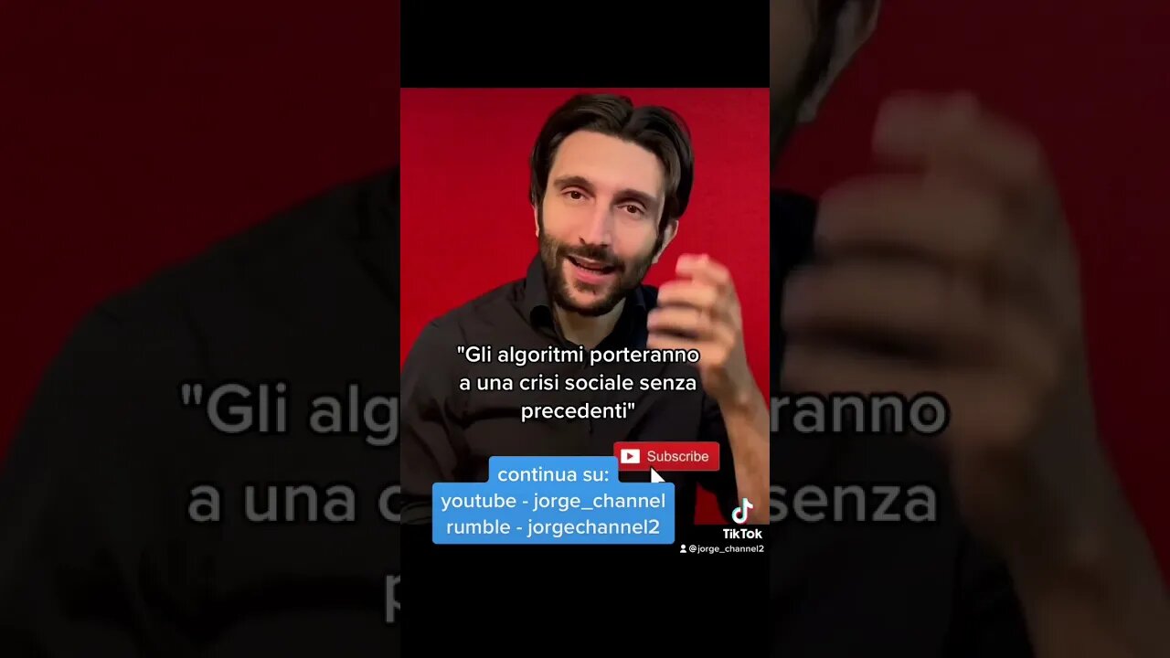 gli algoritmi porteranno una crisi sociale senza precedenti