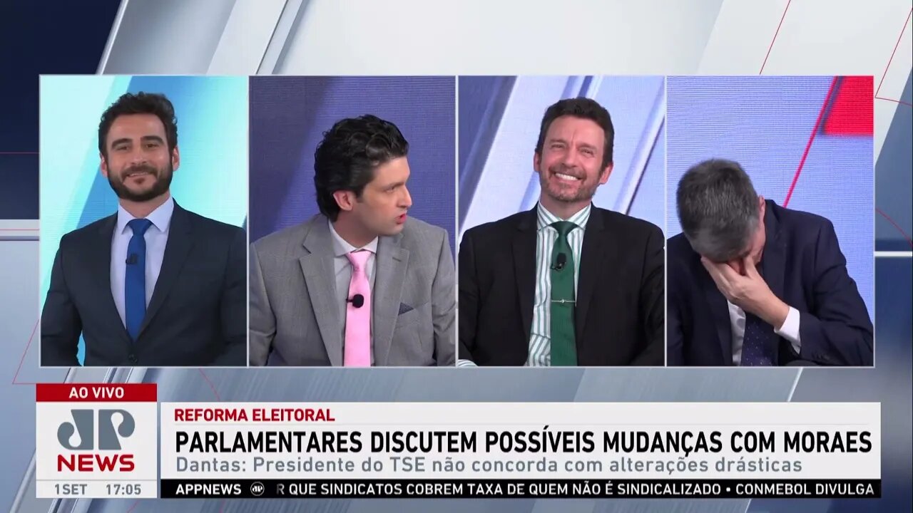 Políticos envolvidos na reforma eleitoral discutem possíveis mudanças com Alexandre de Moraes