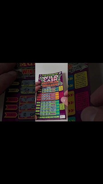 Winning Wild Cash Lottery Ticket Scratch Offs! #lottery