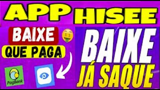 Aplicativo HiSee pagando muito, PAGANDO até R$100 via PIX e PAGBANK! | #aplicativos