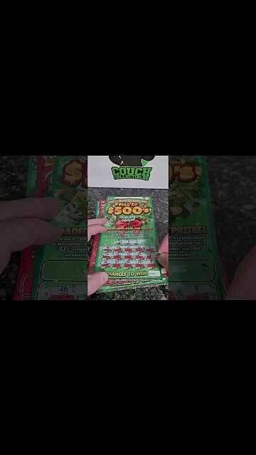 Christmas Lottery Ticket Scratch Offs from Kentucky!