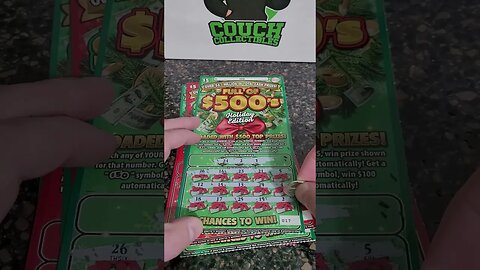 Christmas Lottery Ticket Scratch Offs from Kentucky!