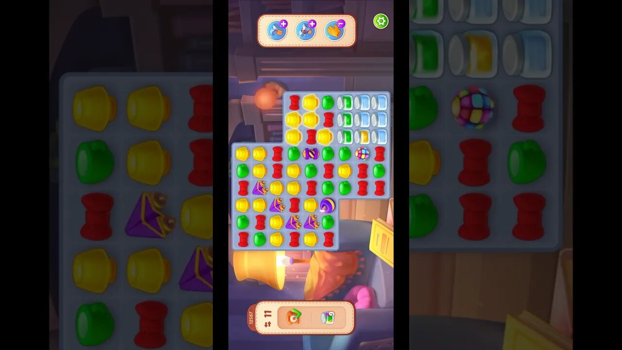 Shorts Playrix Homescapes Gameplay Walkthrough Level 12587-040