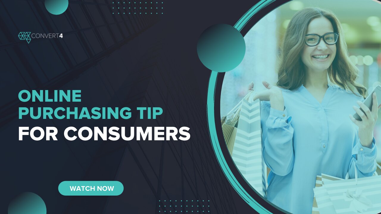 Online Purchasing Tip for Consumers