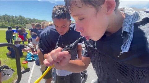 How to keep kids safe playing sports in the heat