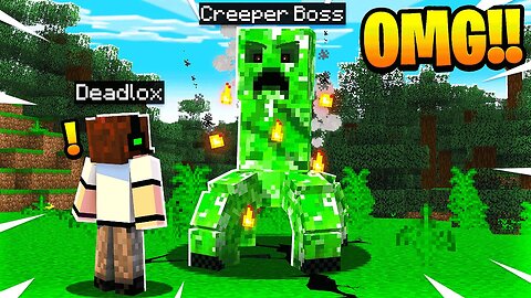 I Pretended To Be A Creeper BOSS in Minecraft