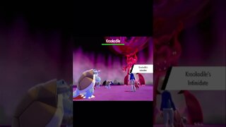 Pokémon Sword - Dynamax Krookodile’s Intimidate Ability