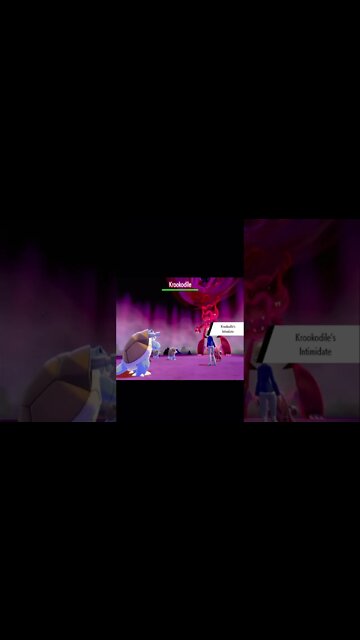 Pokémon Sword - Dynamax Krookodile’s Intimidate Ability