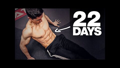 Get a “6 Pack” in 22 Days! (HOME AB WORKOUT)