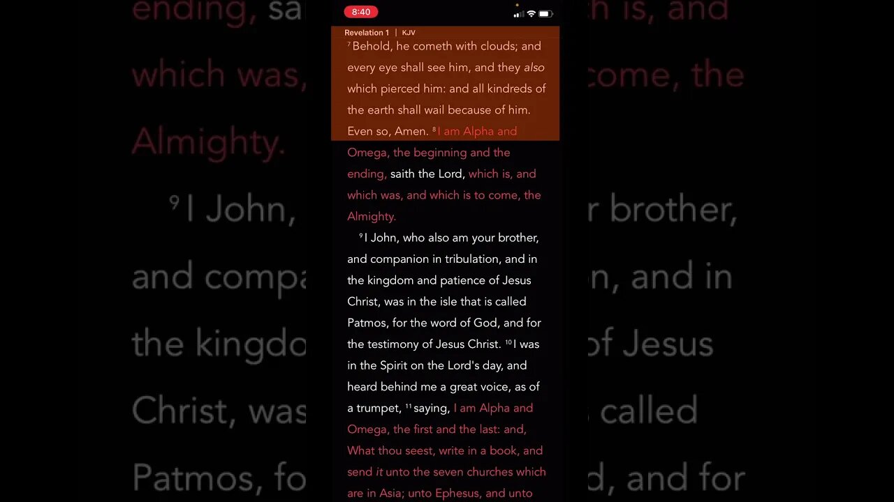 Morning Prayer 53: Revelation 1:7