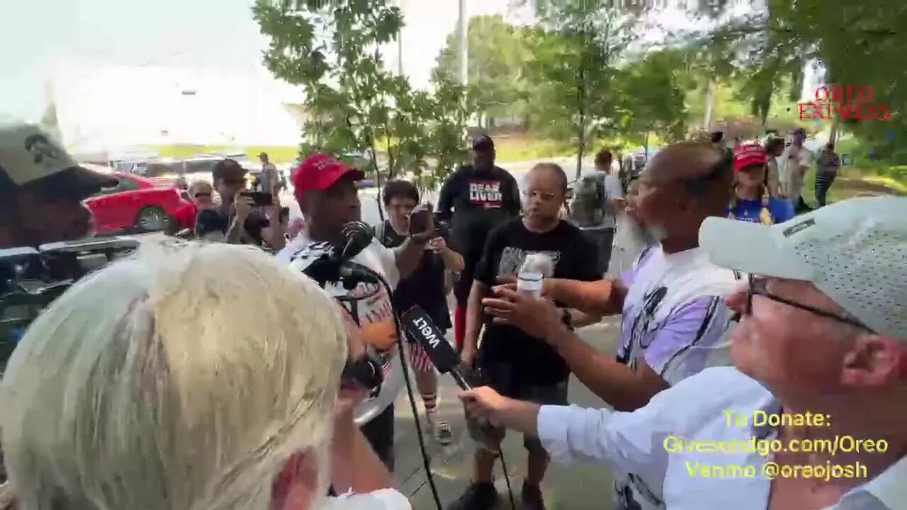 Live - Fulton County Jail - Trump Rally