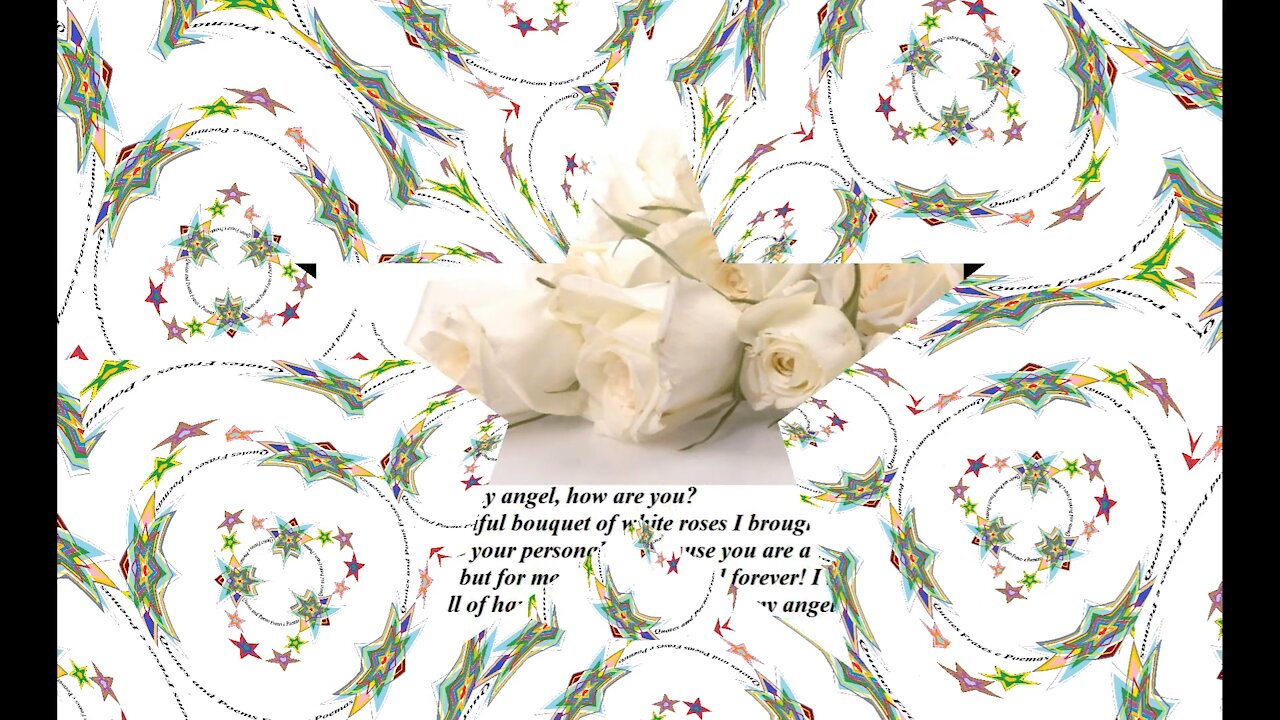 Good morning my angel, brought a rose bouquet, day of happiness! [Message] [Quotes and Poems]