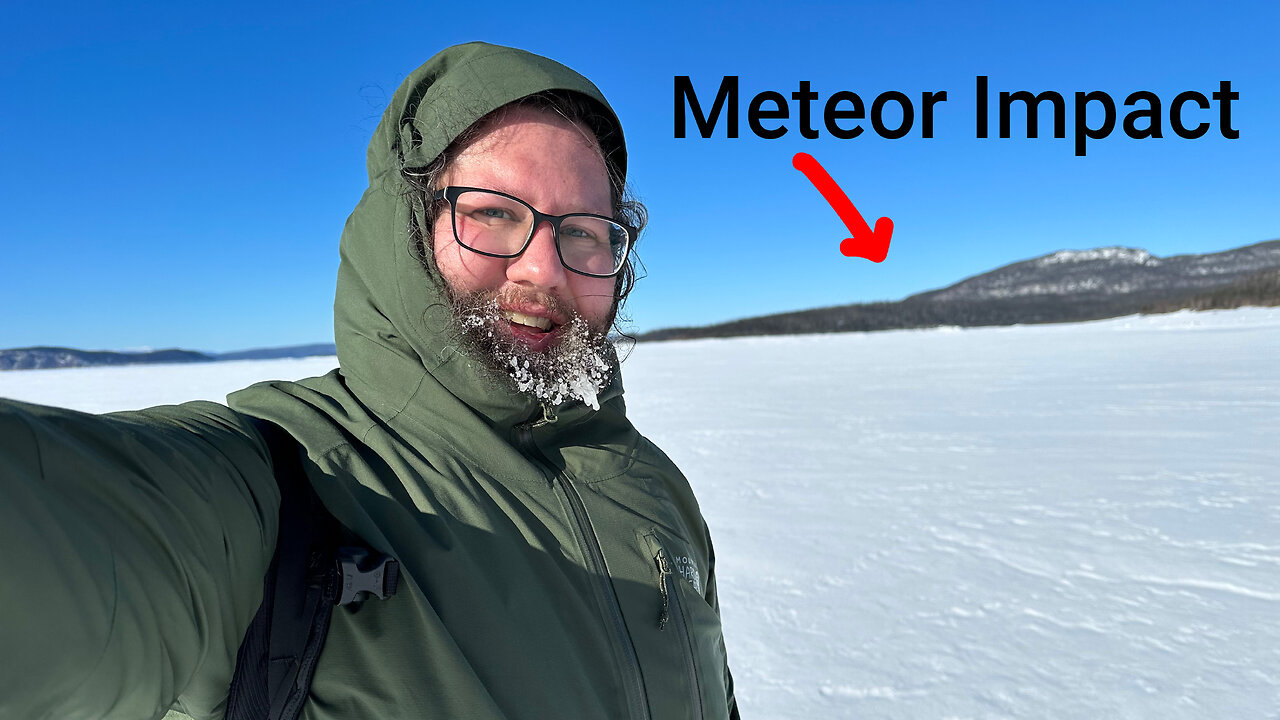 I explored an ancient meteor crater