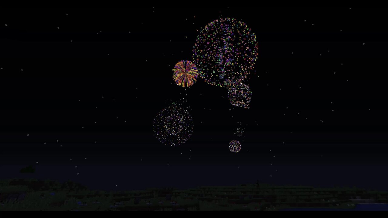 Minecraft New Years Fireworks 2021