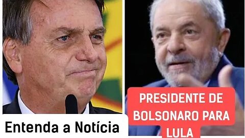 presente’ de Bolsonaro a Lula na posse entenda a noticia