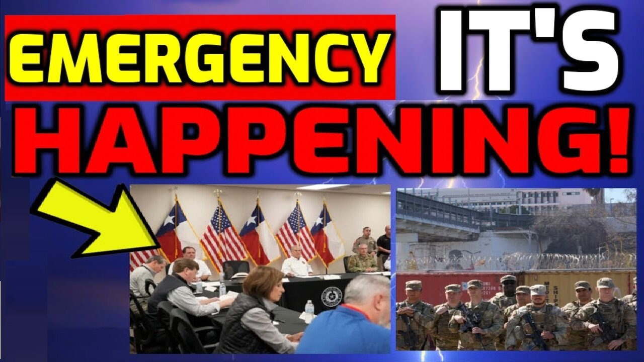 EMERGENCY! MAJOR SHOWDOWN - 15 GOVERNORS HOLD URGENT MEETING - TEXAS vs BIDEN!