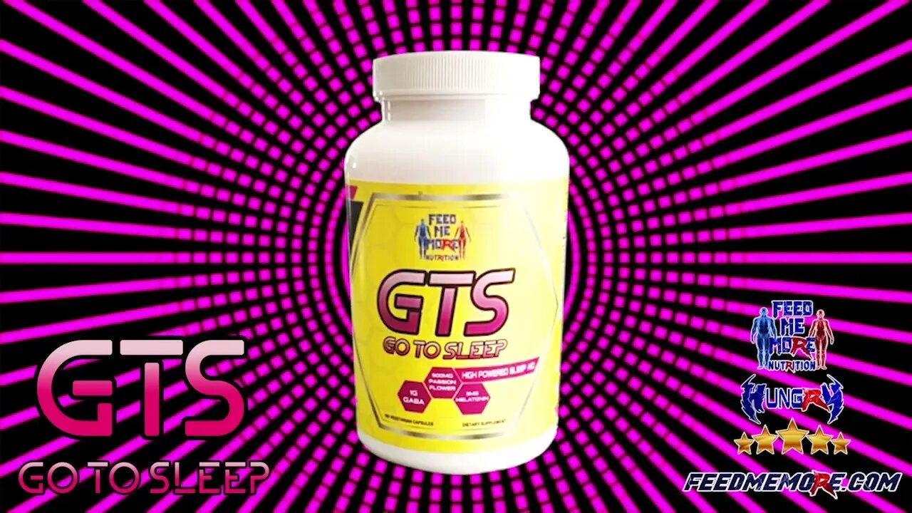 GTS Go To Sleep #1 Sleep Formula By Feed Me More Nutrition