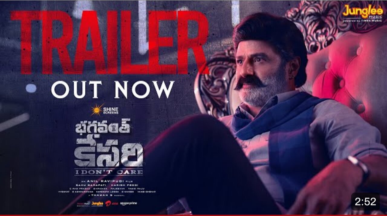 Bhagavanth Kesari Trailer | Nandamuri Balakrishna | Anil Ravipudi | Kajal | Sree Leela | Thaman S