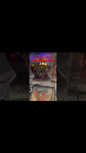 Happy Friday & Weekend! 😃👍 Almost time to open more blaster boxes! #marvel #marvelcards #shorts