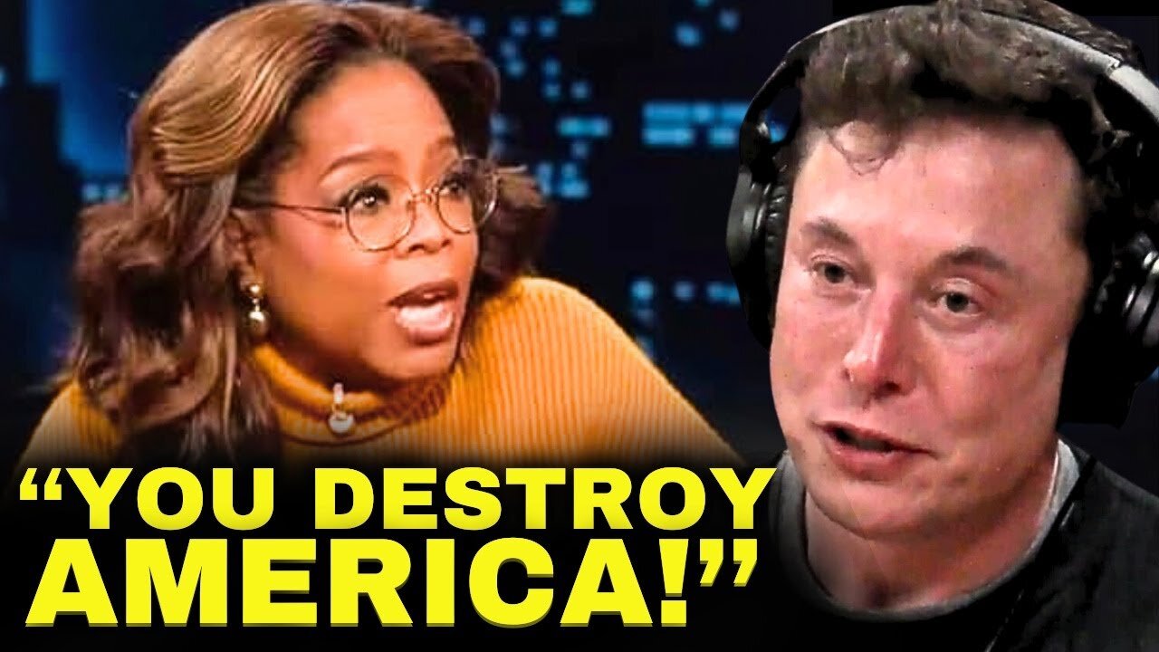 Elon Musk JUST DESTROYED Oprah Winfrey & Oprah LOSES IT!