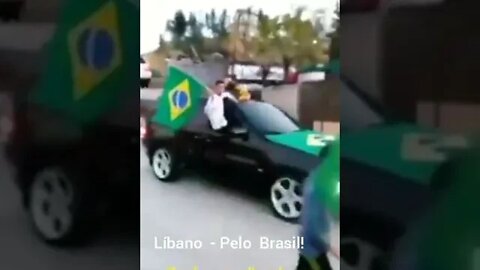 Internacional: brasileiros no Líbano em apóio as manifestações! Tenho orgulho do meu povo!