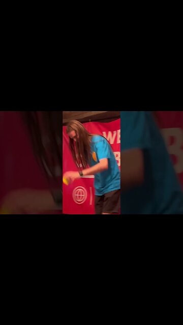 CPI member solves rubik’s cube with one hand during talent night at Missouri retreat