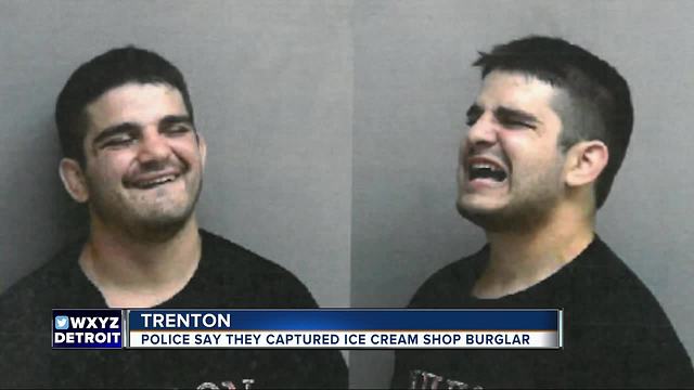 Man arrested for trying to steal registers from metro Detroit ice cream shop