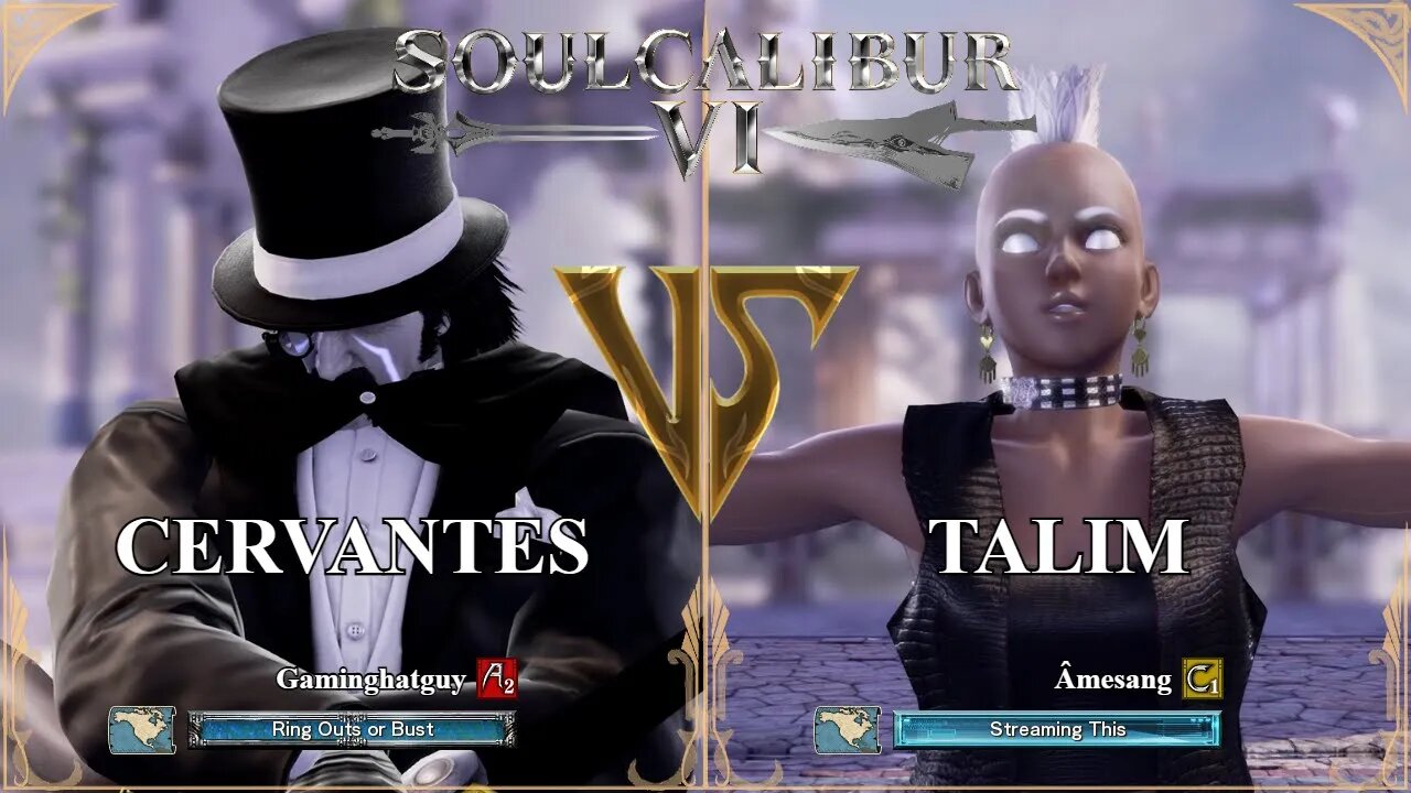 SoulCalibur VI — Gaminghatguy (Cervantes) VS Amesang (Talim) | Xbox Series X Ranked