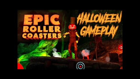 🎃 Epic Roller Coasters - Halloween - Oculus Quest 2 Gameplay 🎃 😎Benjamillion