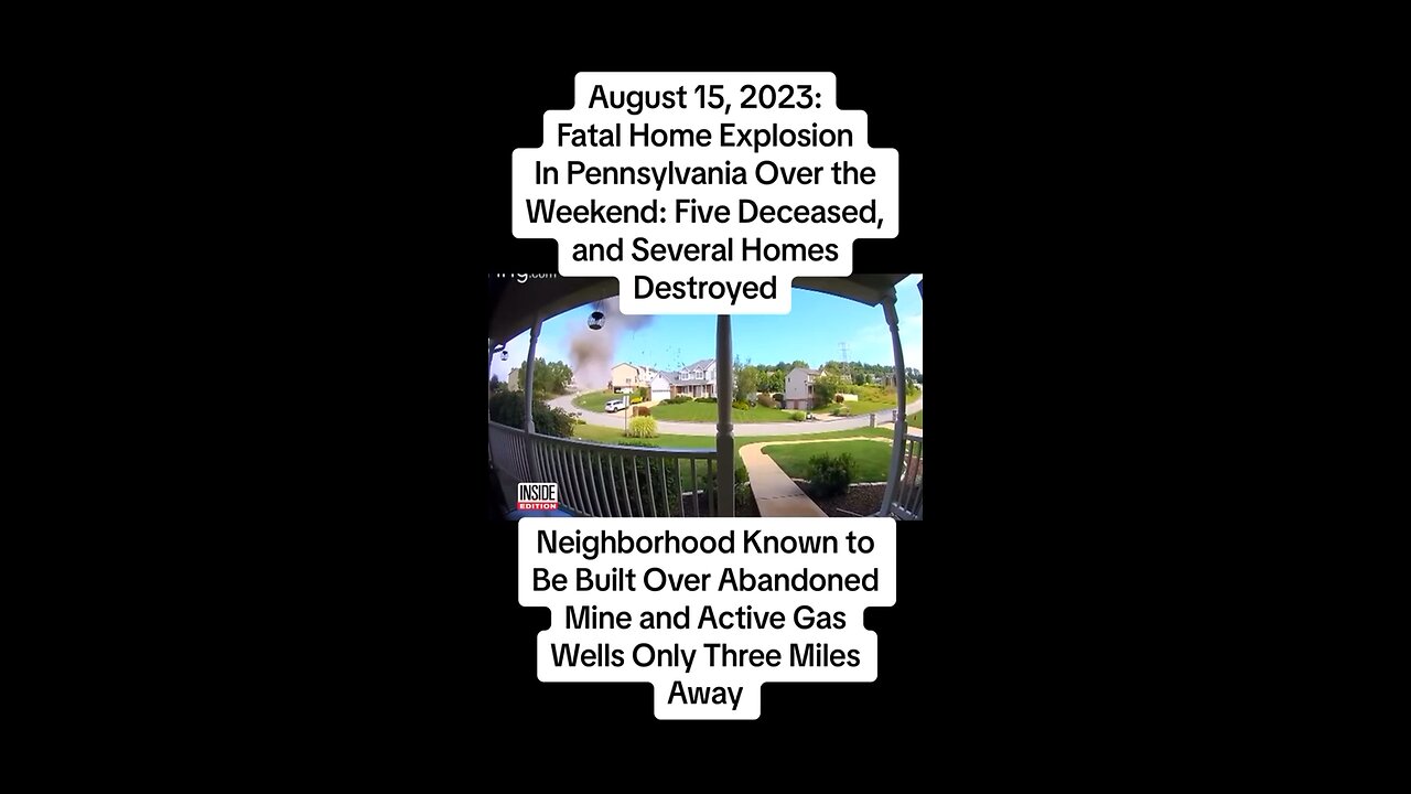 Fatal Home Explosion in PA Explained