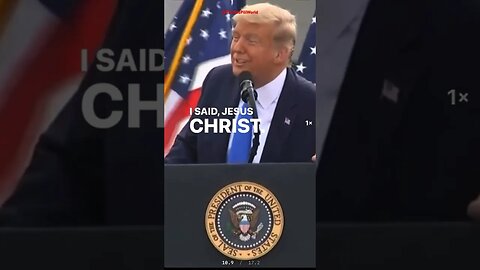 Donald Trump Praising Jesus Christ #trending #shorts