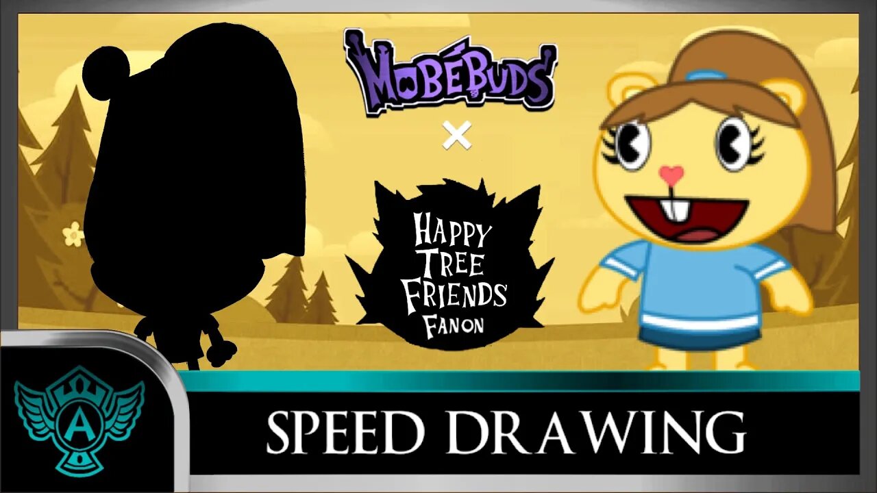 Speed Drawing: Happy Tree Friends Fanon - Allay | Mobebuds Style