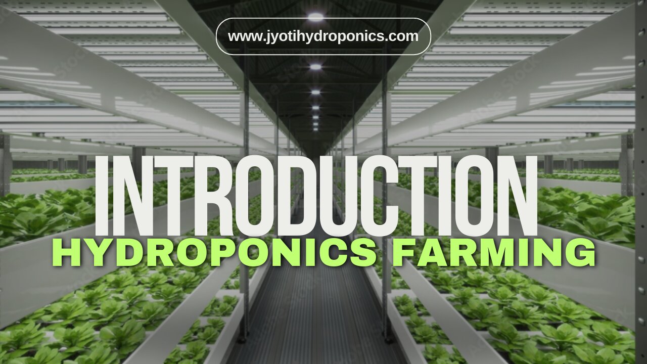 1. Introduction to Hydroponic farming (Jyoti Hydroponics Farm) | All about hydroponic farming | Learning the Basics to Enjoy Growing Without Soil