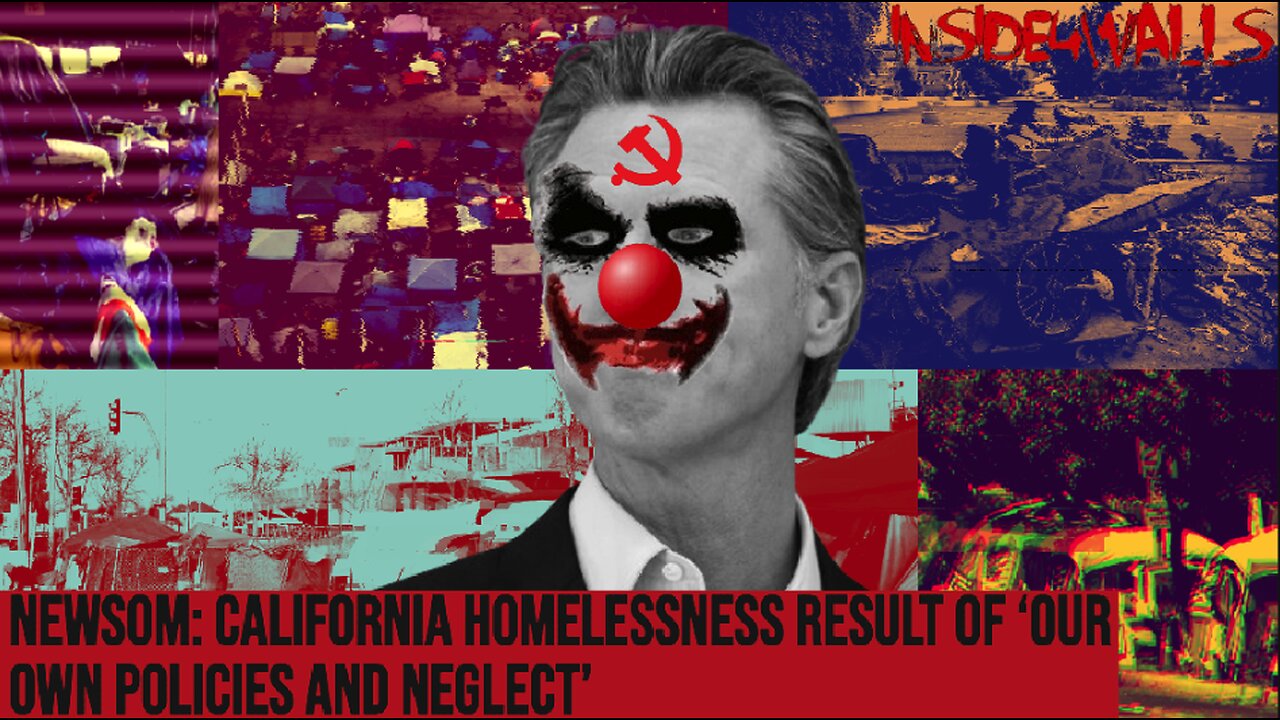 American Governor- Gavin Newsom Admits Homelessness And Collapse Of California Is HIS FAULT ..kinda.