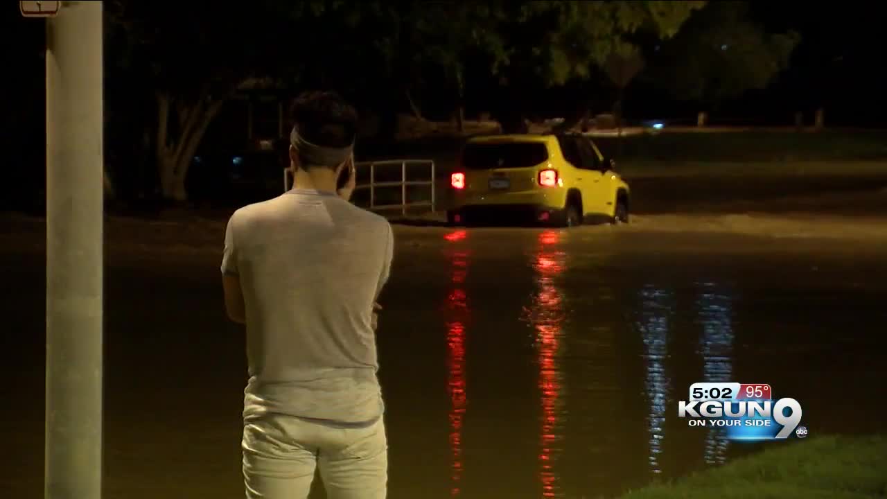 Driver rescued from flood water, ticketed in Scottsdale