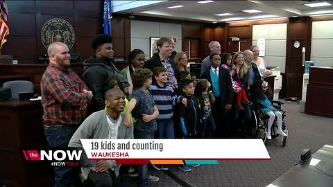 Brookfield family grows to 19 kids and counting