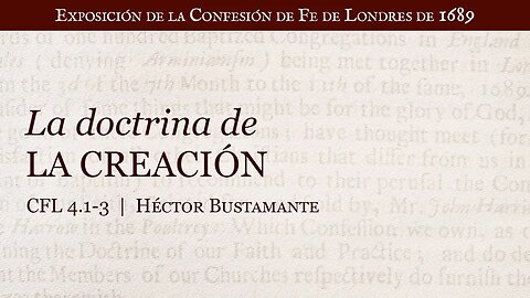 La doctrina de la creación - Héctor Bustamante
