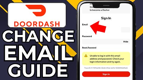 HOW TO CHANGE YOUR EMAIL ON DOORDASH