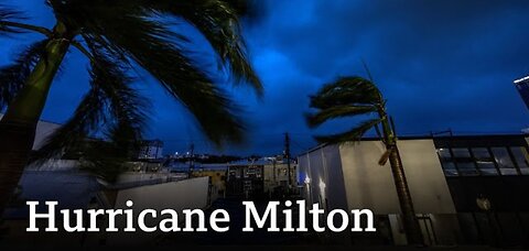 Breaking News: Hurricane 🌀 in Florida | Hurricane Milton Power Cutted Due to Heavy Storm |