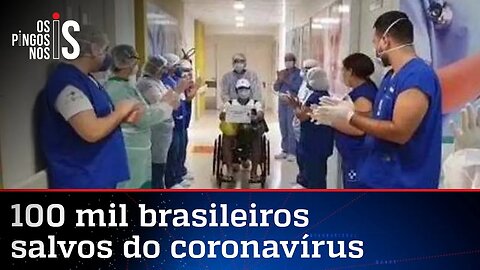 Brasil ultrapassa marca dos 100 mil recuperados da covid-19