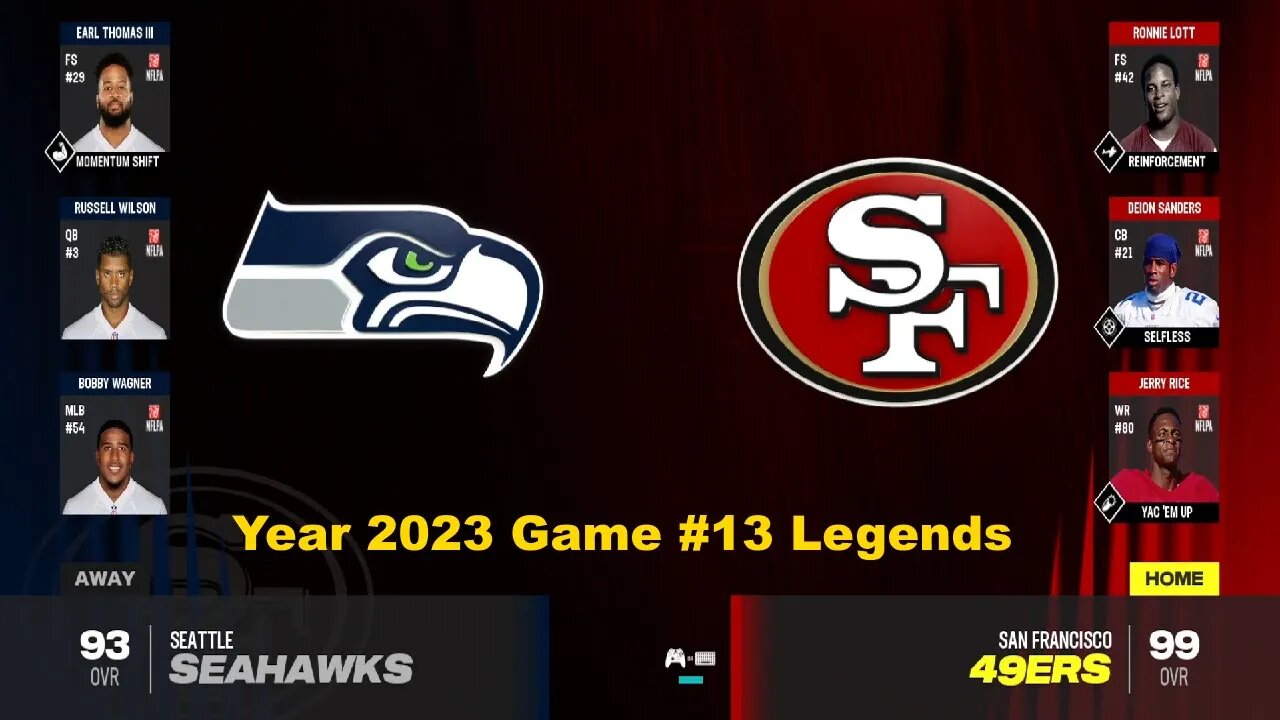 Madden 24 Seattle Seahawks Vs San Francisco 49ers Year 2023