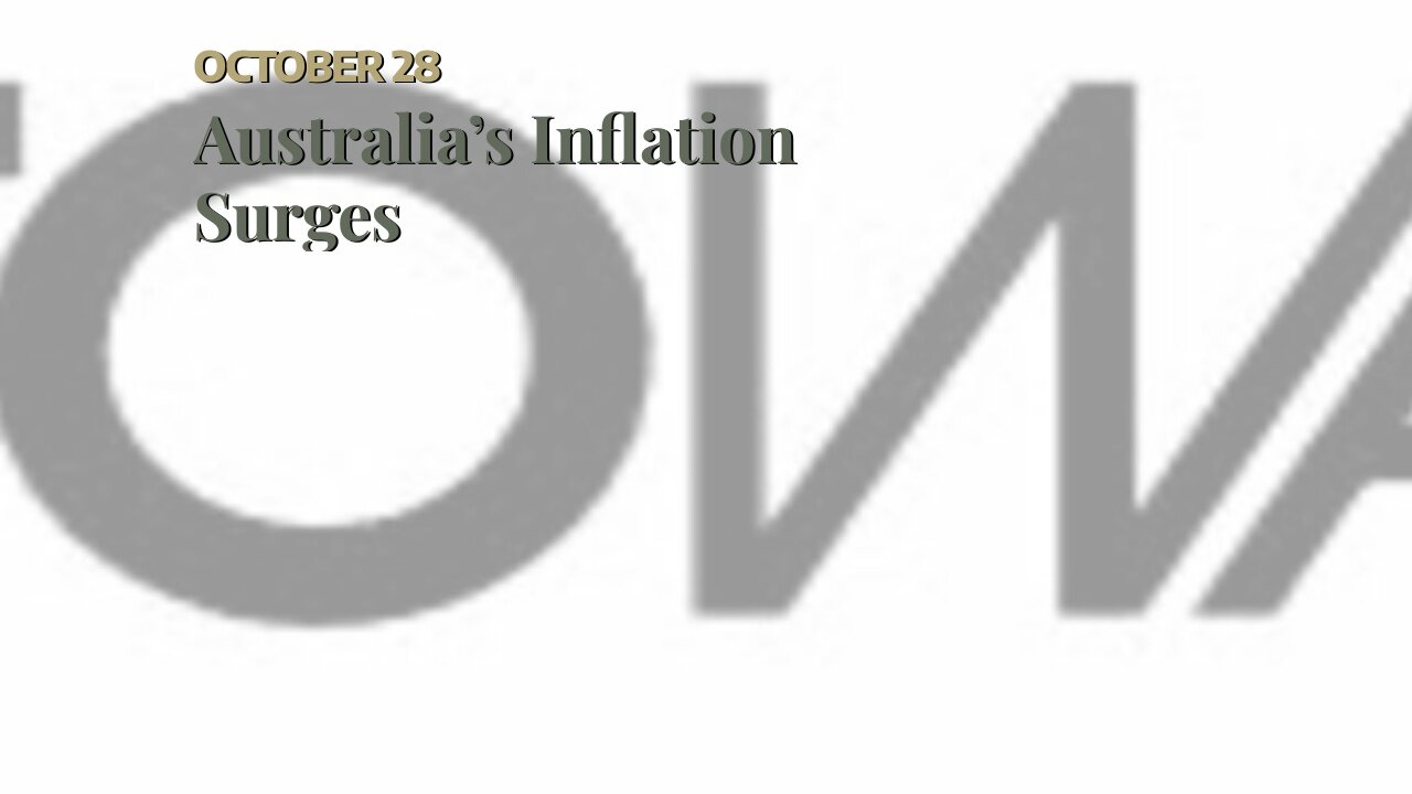 Australia’s Inflation Surges