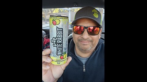 White Rabbit Energy Raspberry Lemonade Kratom Seltzer Energy Drink Review