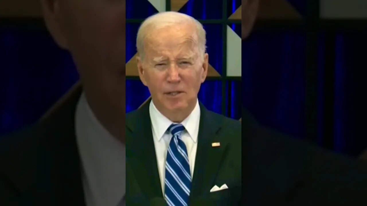 JOE BIDEN MUMBLES THROUGH AN IMPORTANT SPEECH!