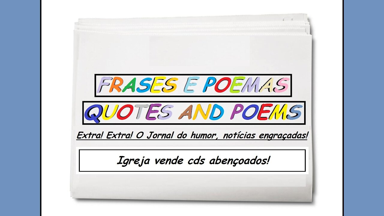 Notícias engraçadas: Igreja vende cds abençoados! [Frases e Poemas]