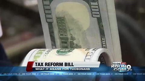 University of Arizona professor talks about the tax bill and gives financial advice