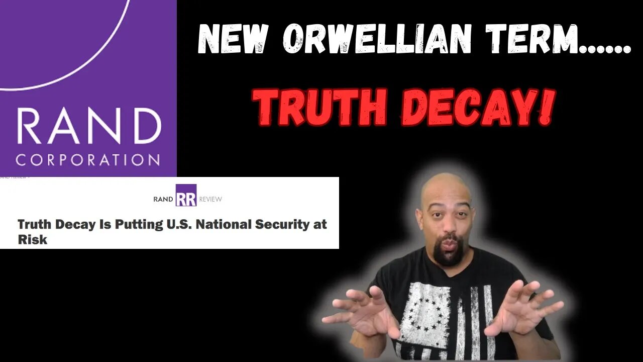 Rand Corporation Warns "Truth Decay" A Threat To National Security!