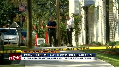 Parents of FSU fraternity pledge file civil suit over his death