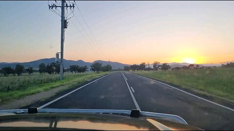 2 minute roadtrip Sunrise