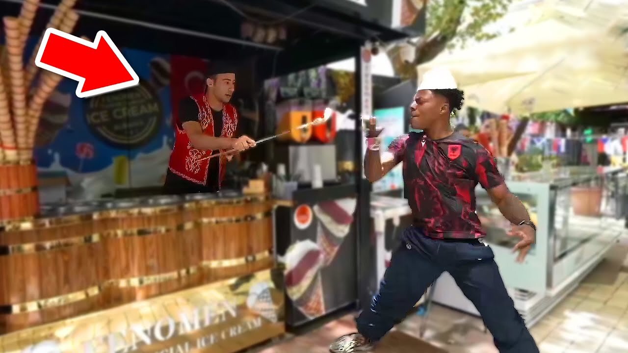 SPEED FINALLY BEAST ICE CREAM GUY ISHOWSPEED VIDEO